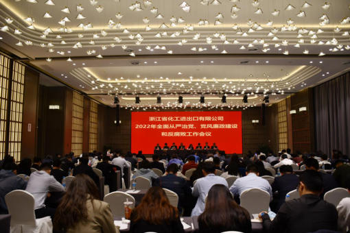 浙江化工召開2022年全面從嚴(yán)治黨、黨風(fēng)廉政建設(shè)和反腐敗工作會議